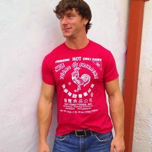 SRIRACHA HOT CHILI SAUCE Red Size L T-Shirt